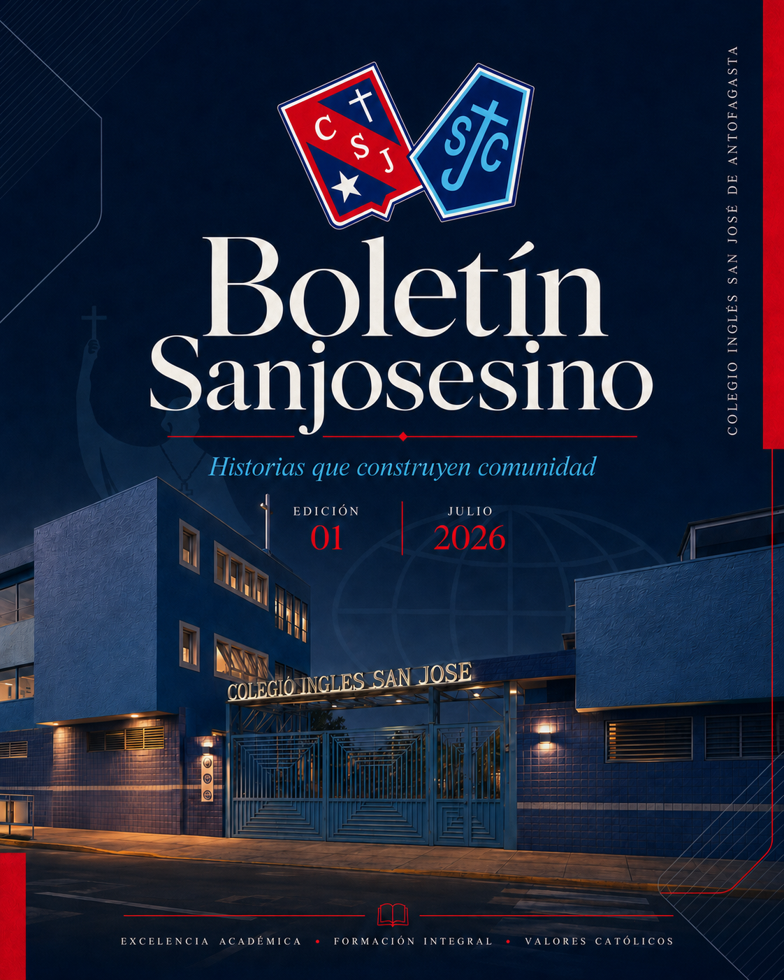 Portada de la Boletín Sanjosesino — Edición 01